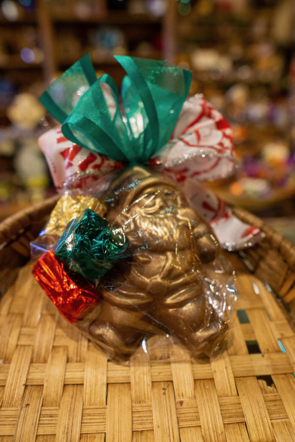 Chocolate Santa with Gifts - $9.60