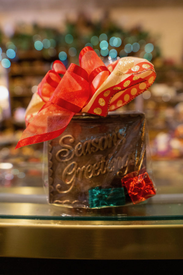 Season’s Greeting Chocolate Square - $9.30